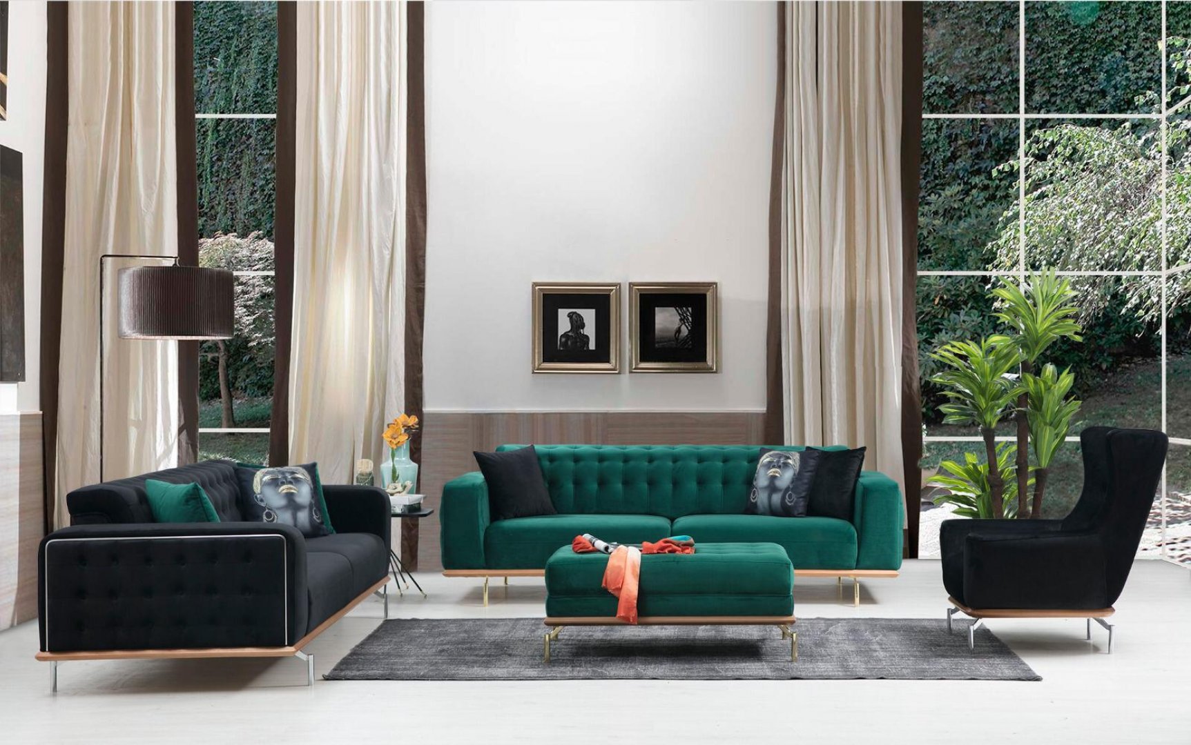 Mina Modern Sofa Set