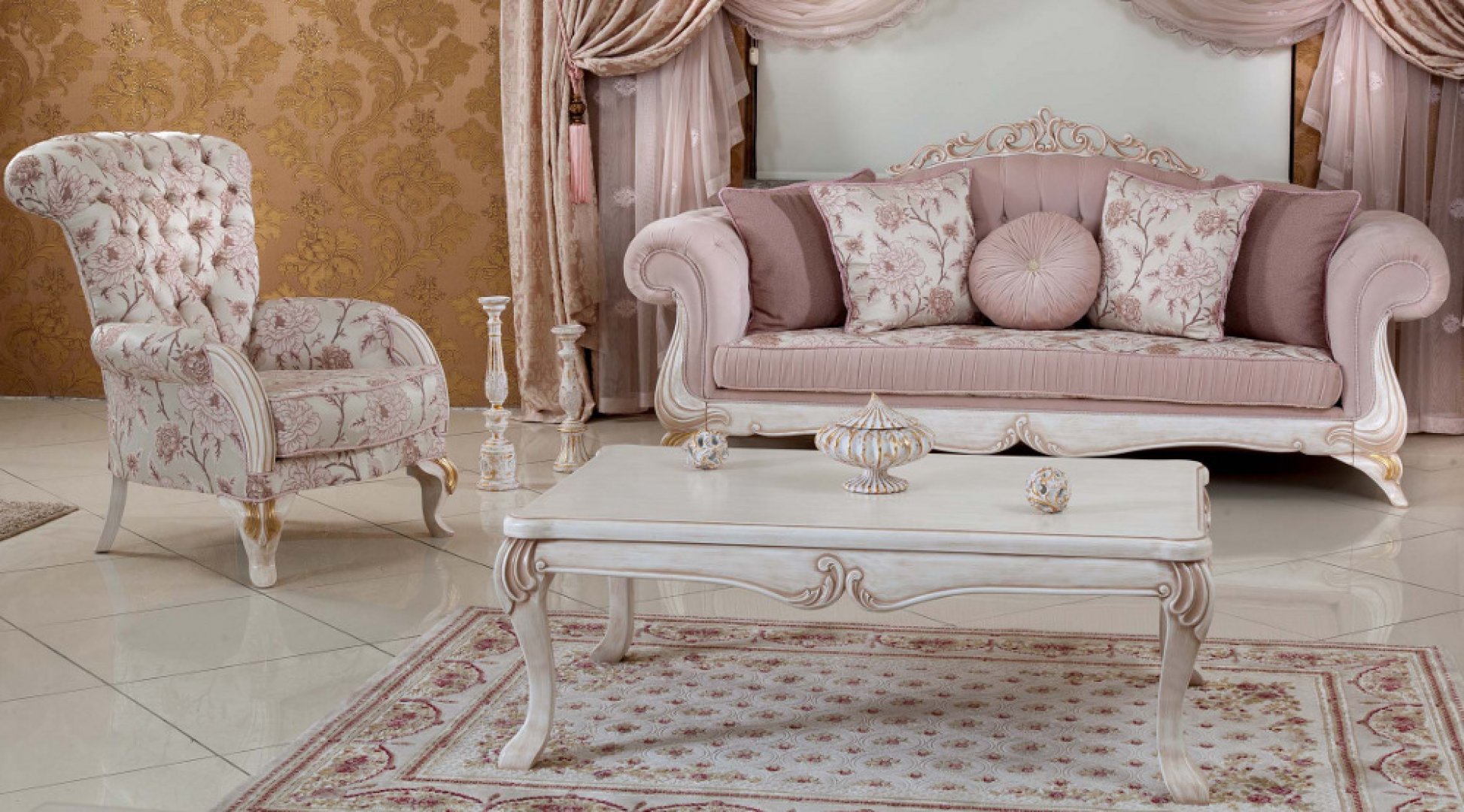 Ebruli Classic Sofa Set