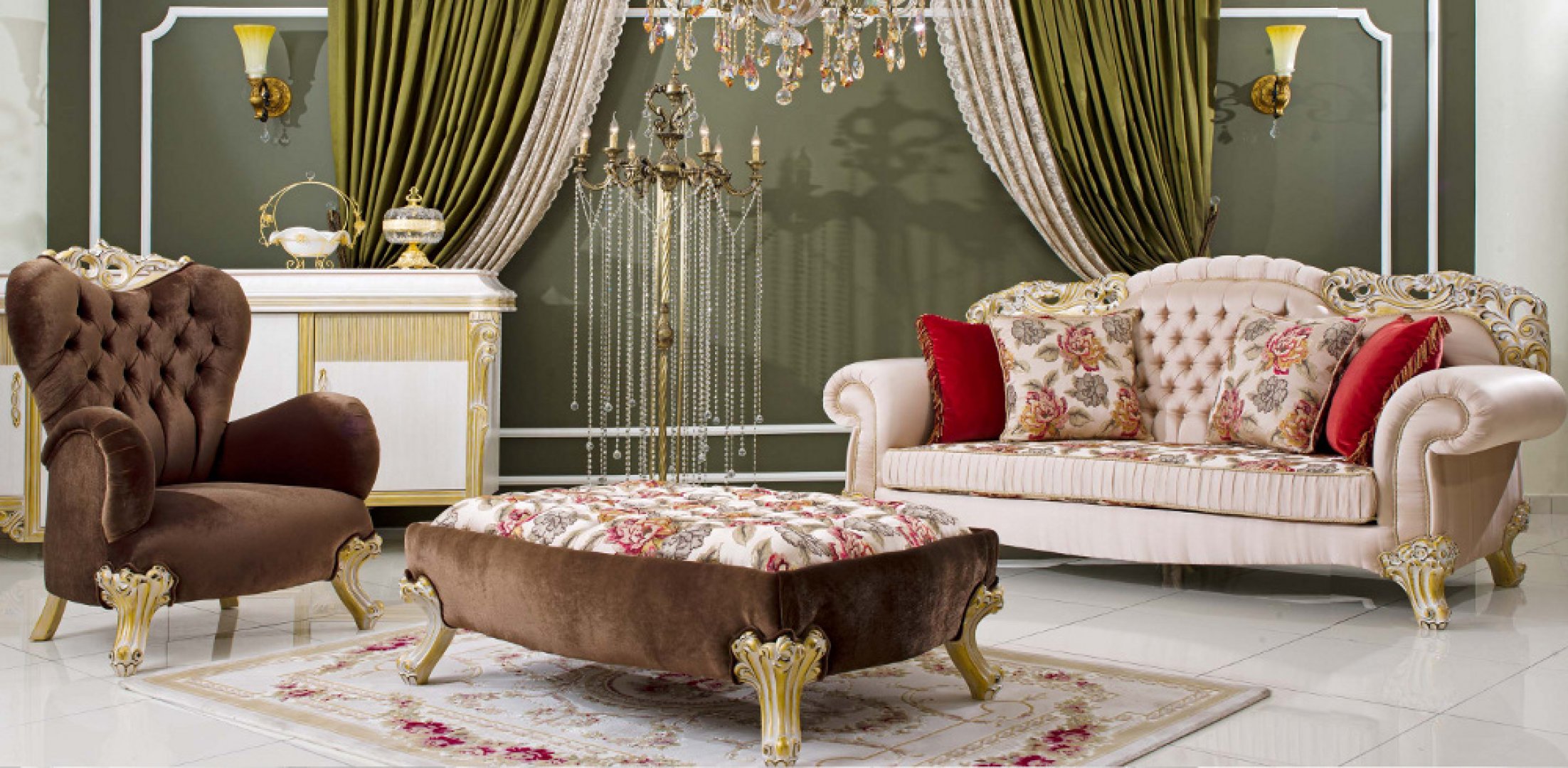 Berrak Classic Sofa Set