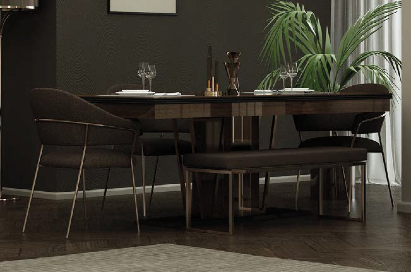 Cavalli Modern Yemek Odası Takımı