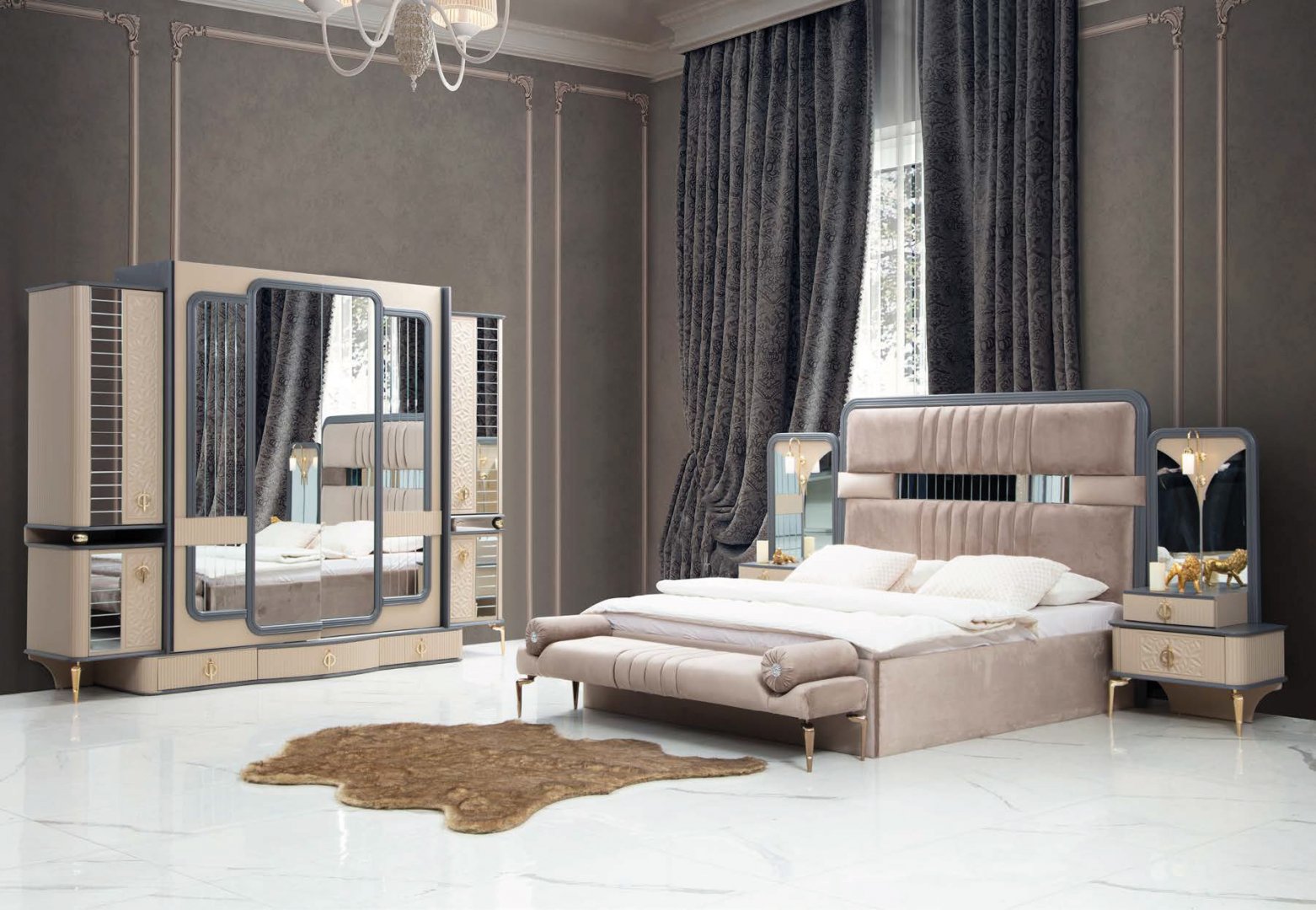 Patra Modern Bedroom Set