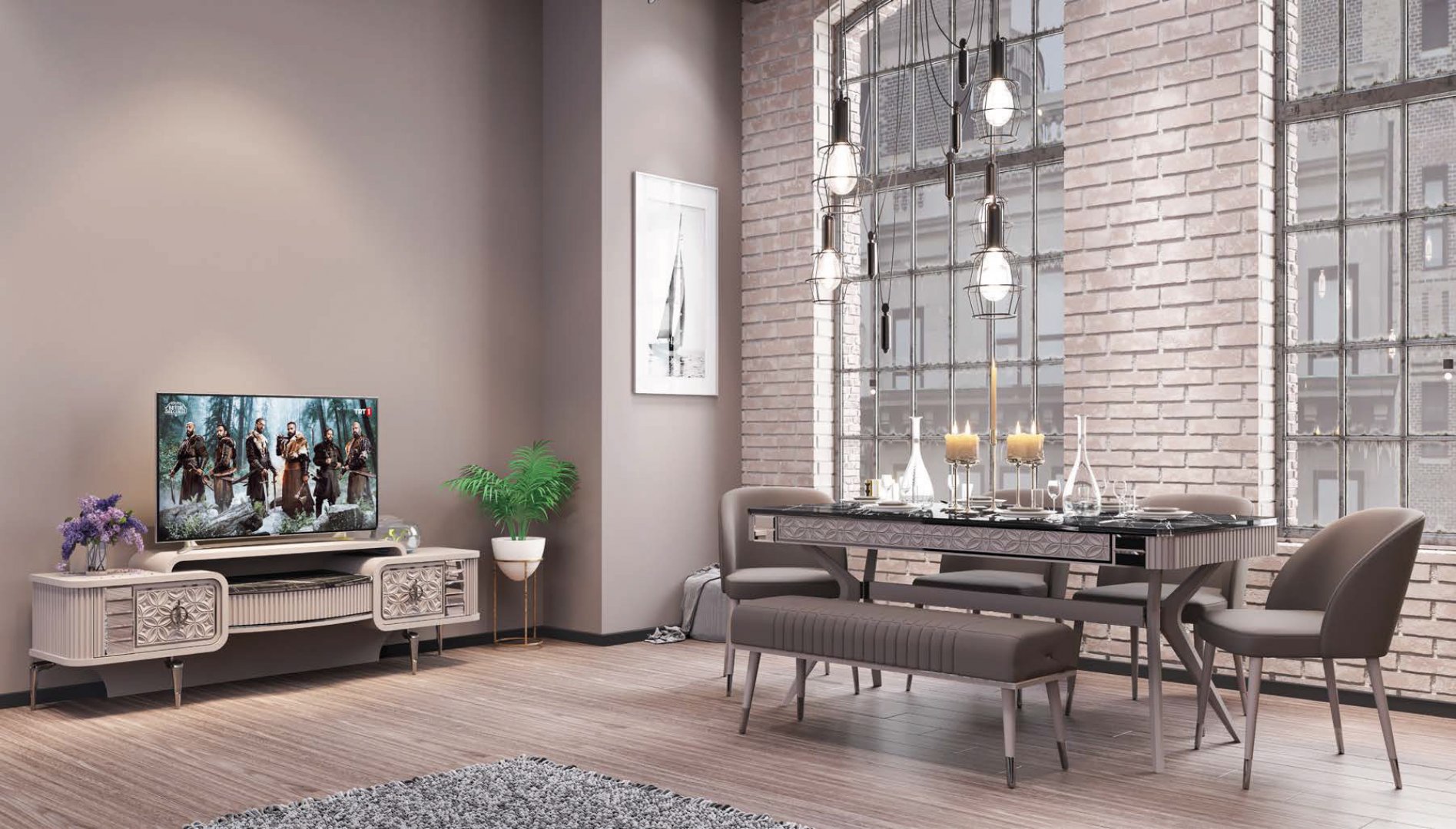 Pablo Modern Yemek Odası Takımı