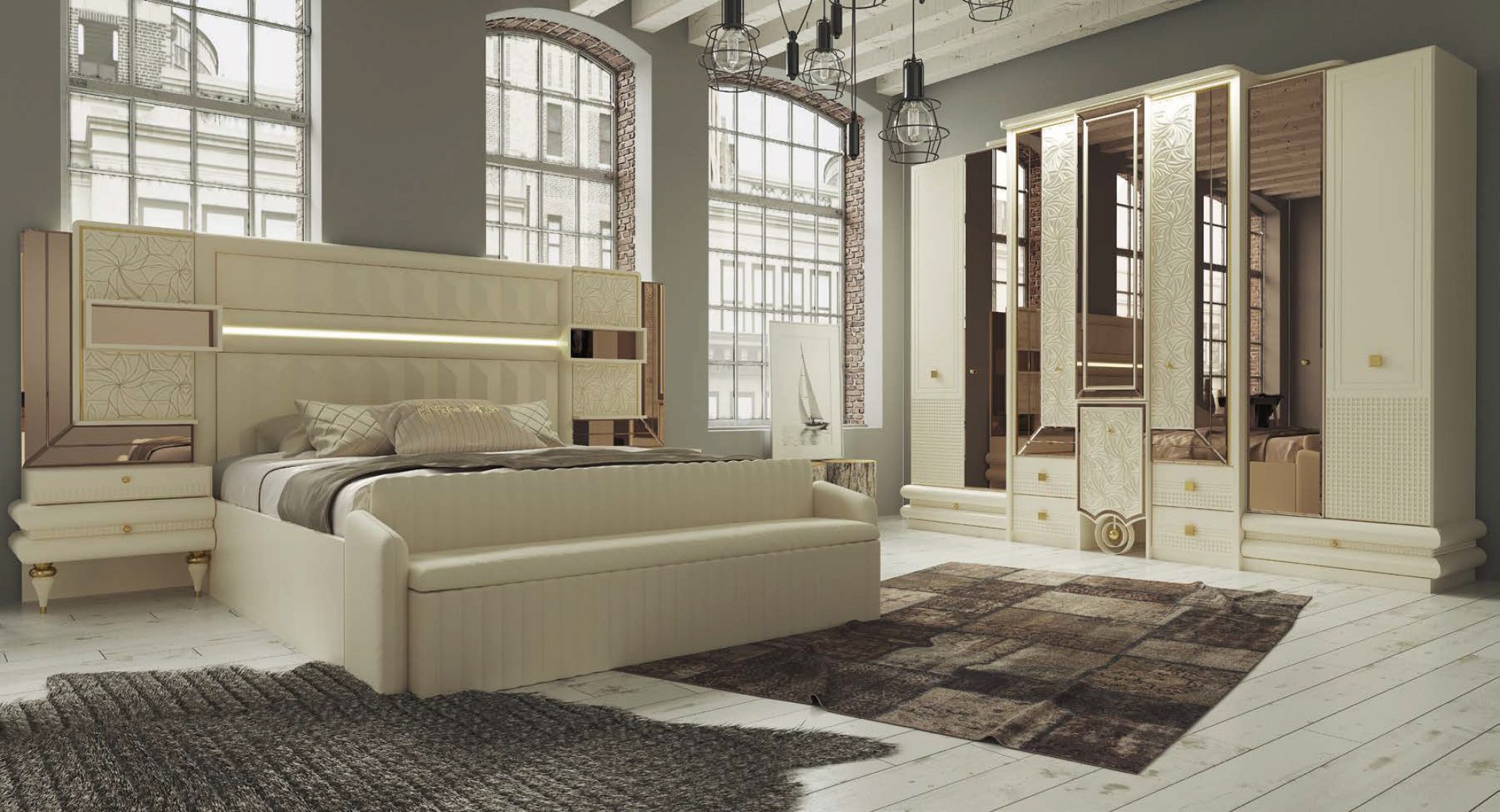 Madras Modern Bedroom Set
