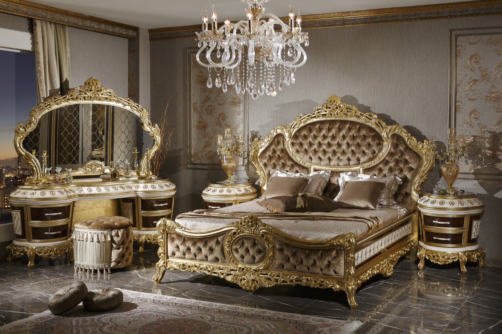 Talha Classic Bedroom Set