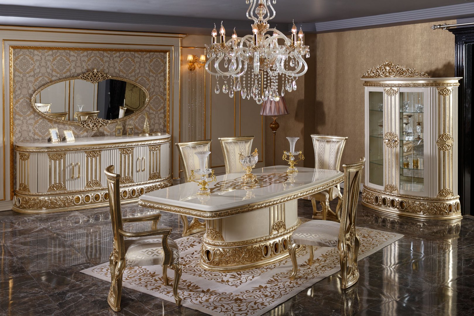 Perla Classic Dining Room Set