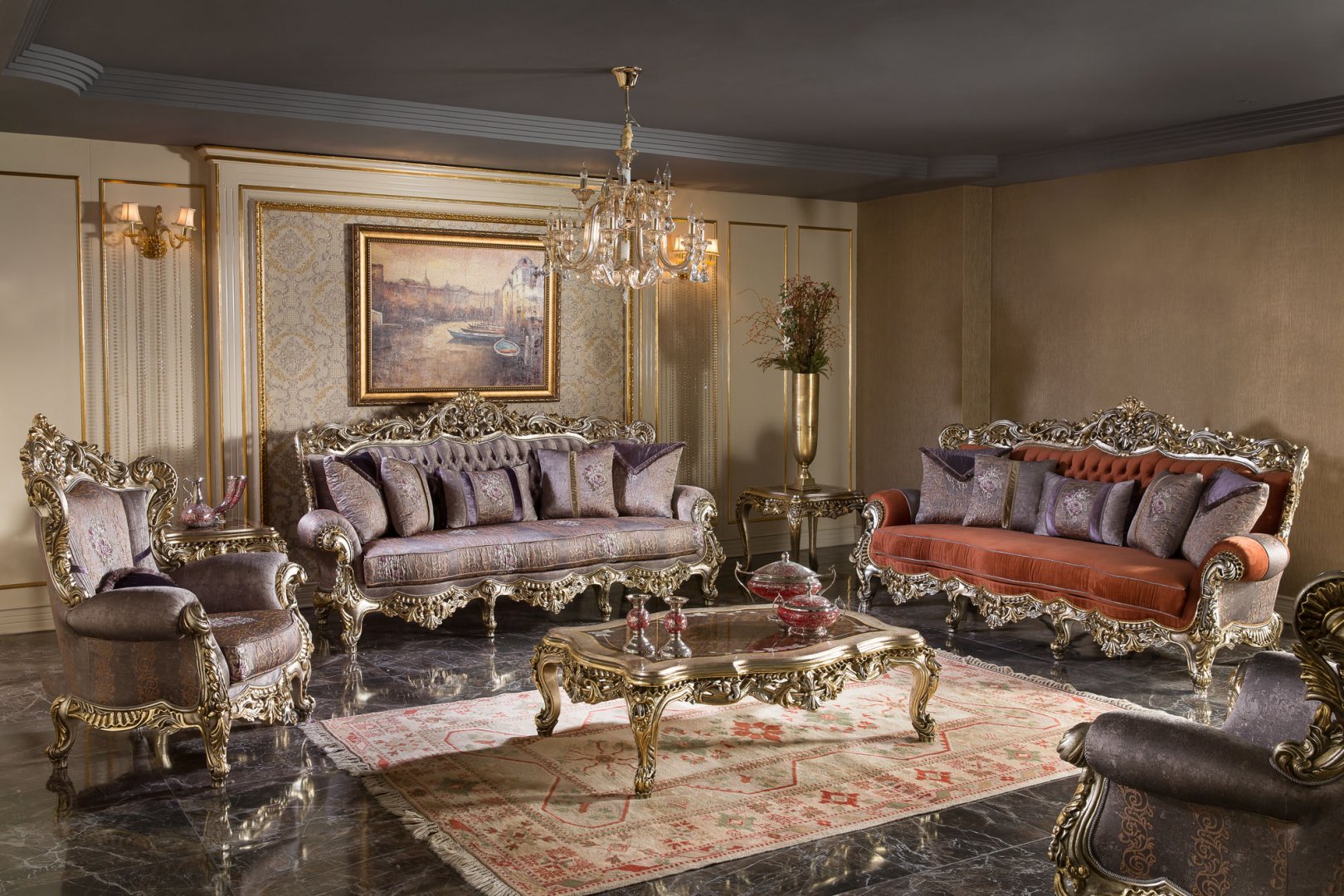 Emerald Classic Sofa Set