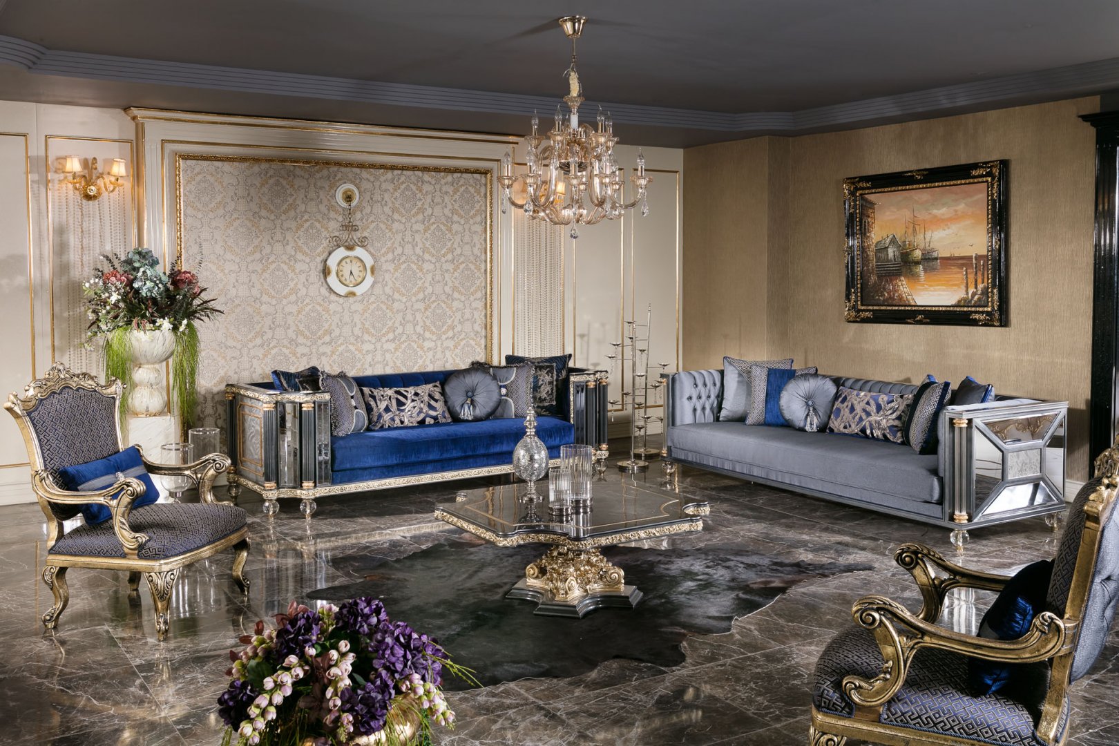 Cemre Classic Sofa Set