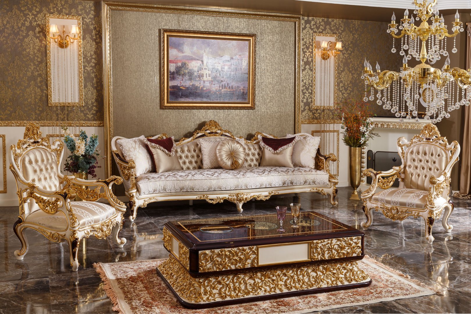 Tuana Classic Sofa Set