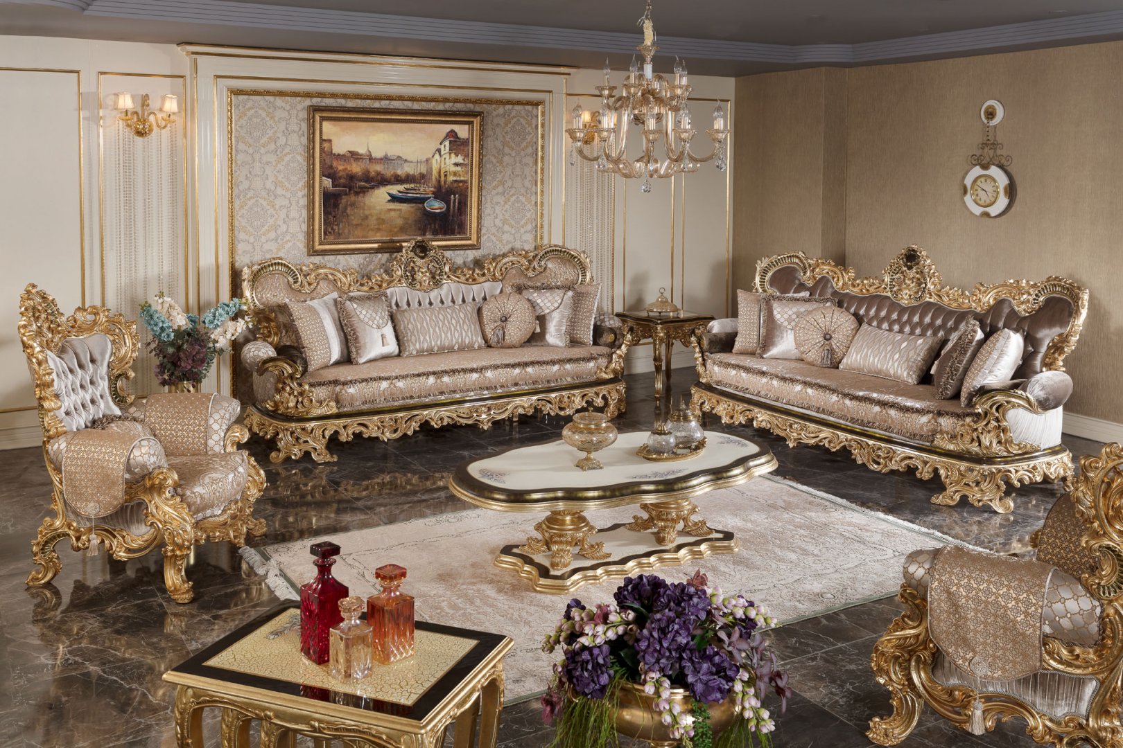 Venezia Classic Sofa Set