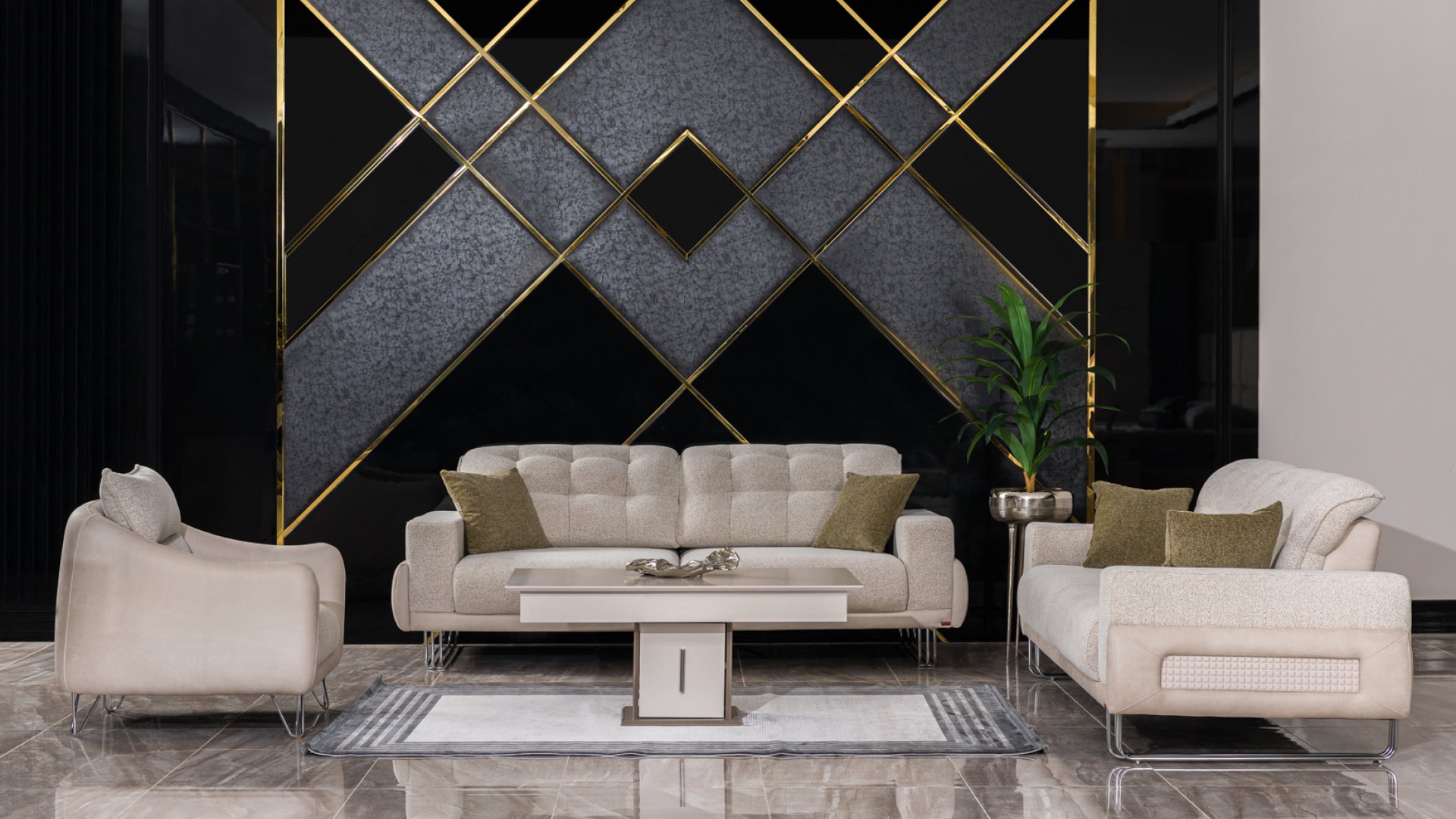 Line Sofa Room Set 2024