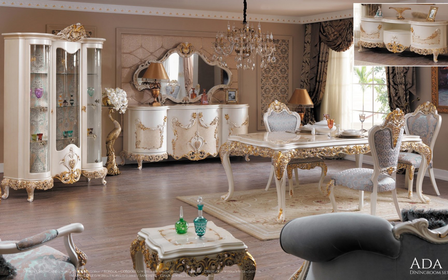 Ada Classic Dining Room Set