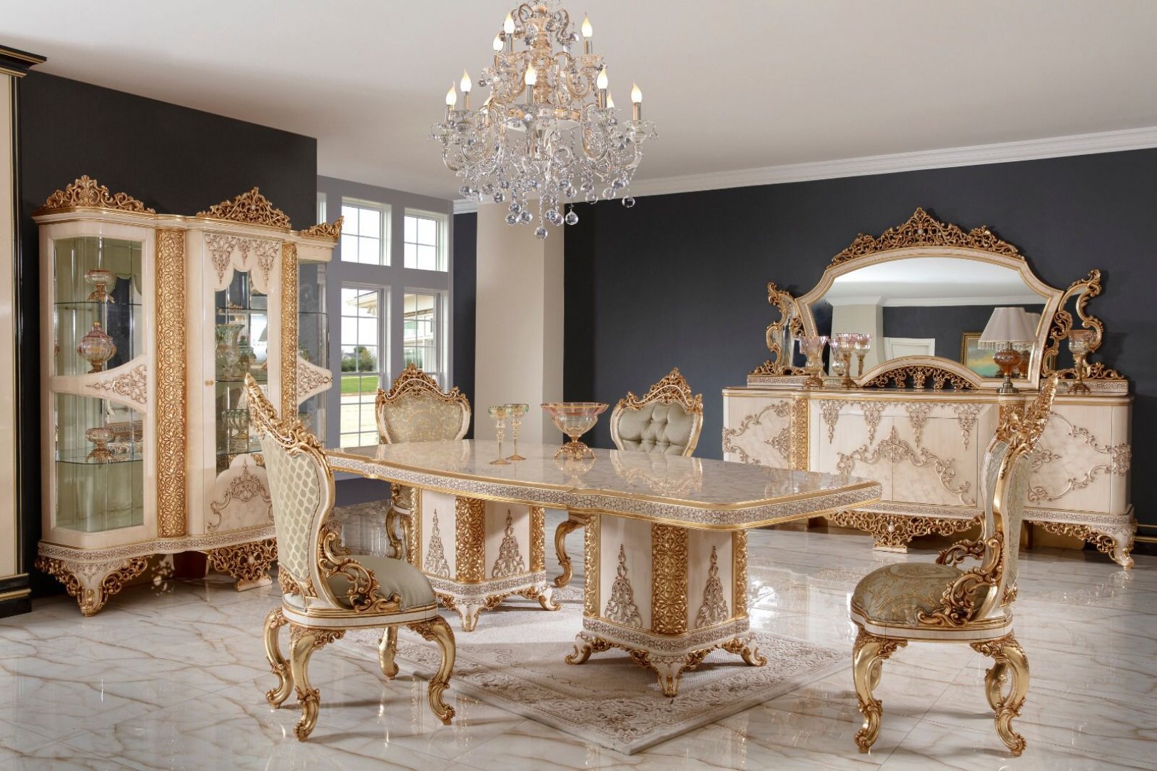 Lodz Classic Dining Room Set