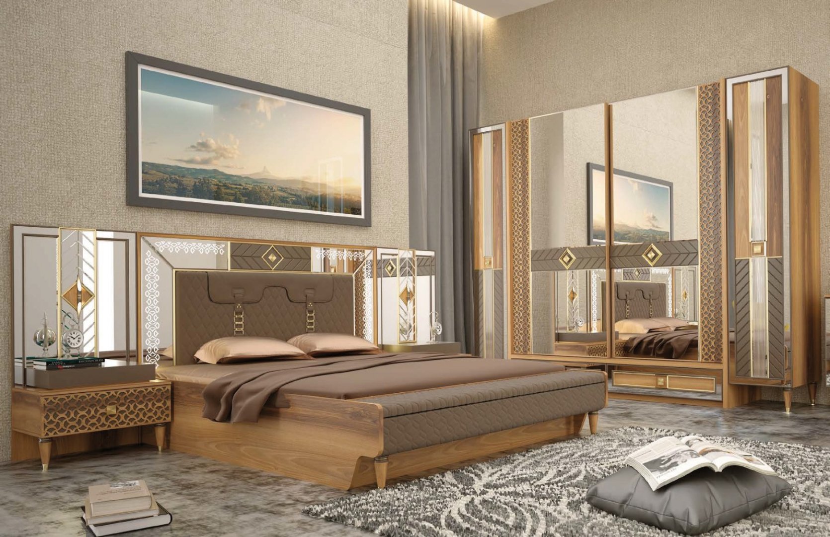 Galata Modern Bedroom Set
