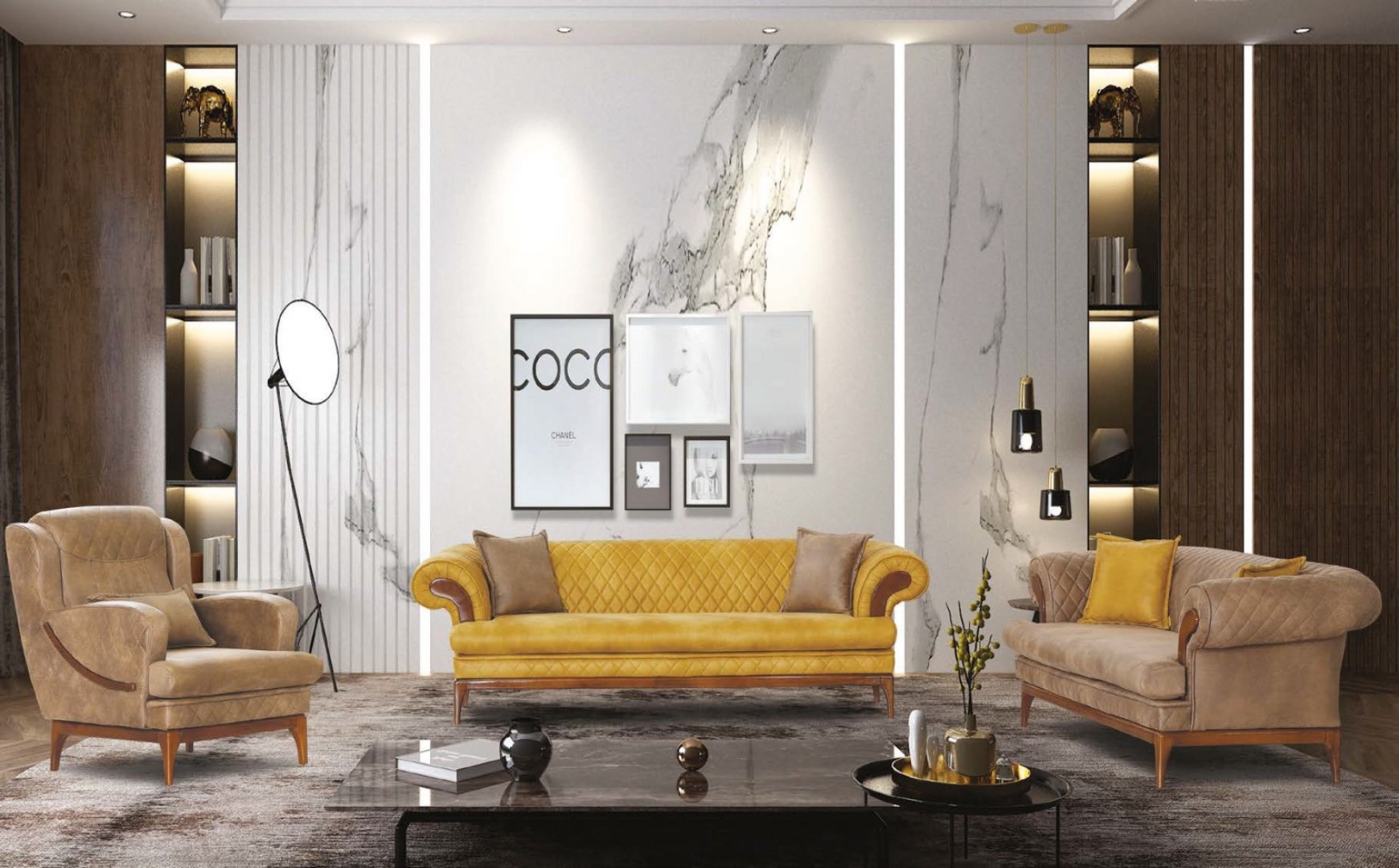 Zen Modern Sofa Set