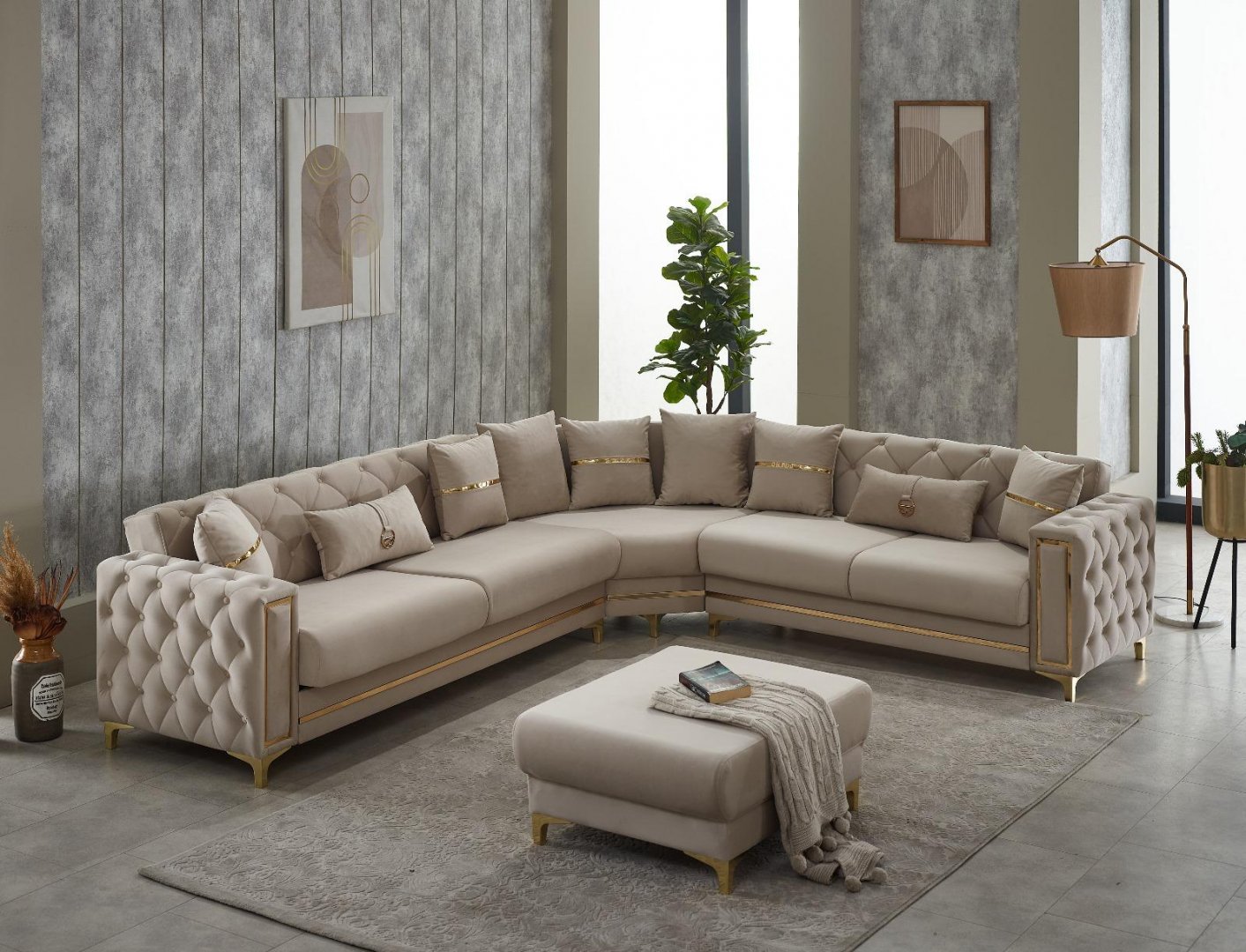 Modern  Corner Sofa Set 10