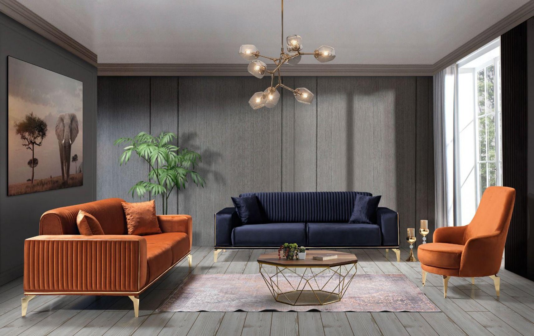 Modern Sofa Set 5