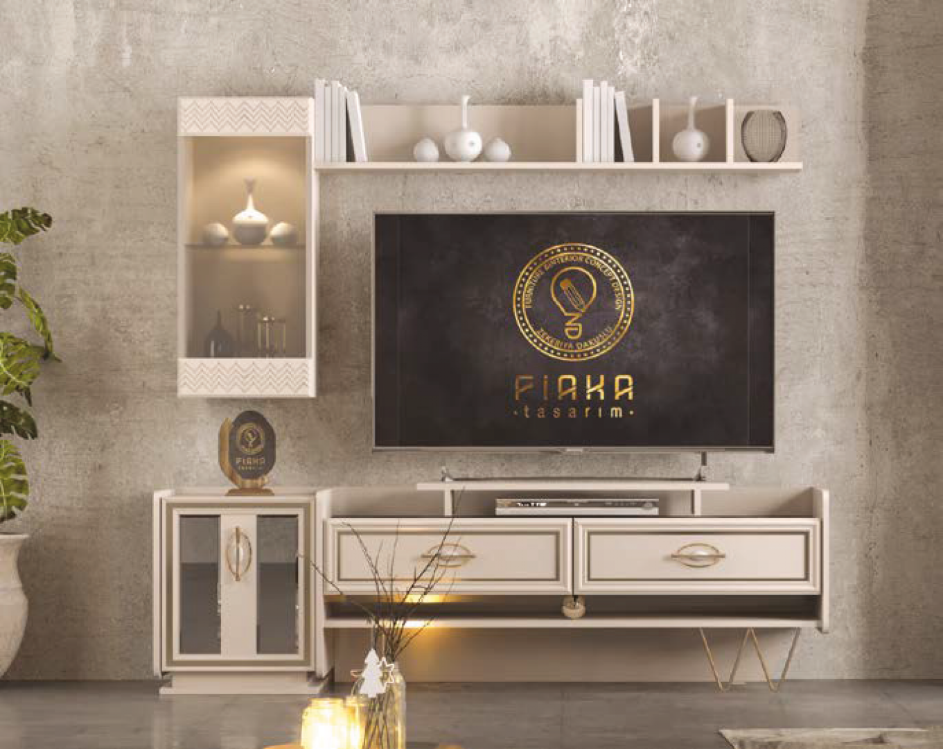 Recital Modern Tv Unit