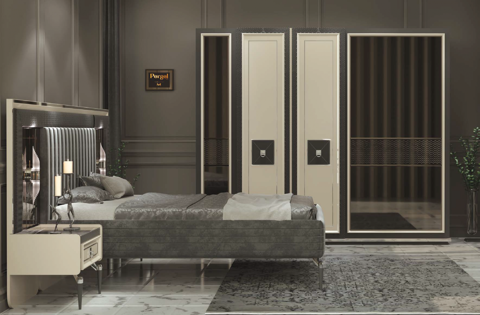 Gusto Modern Bedroom Set