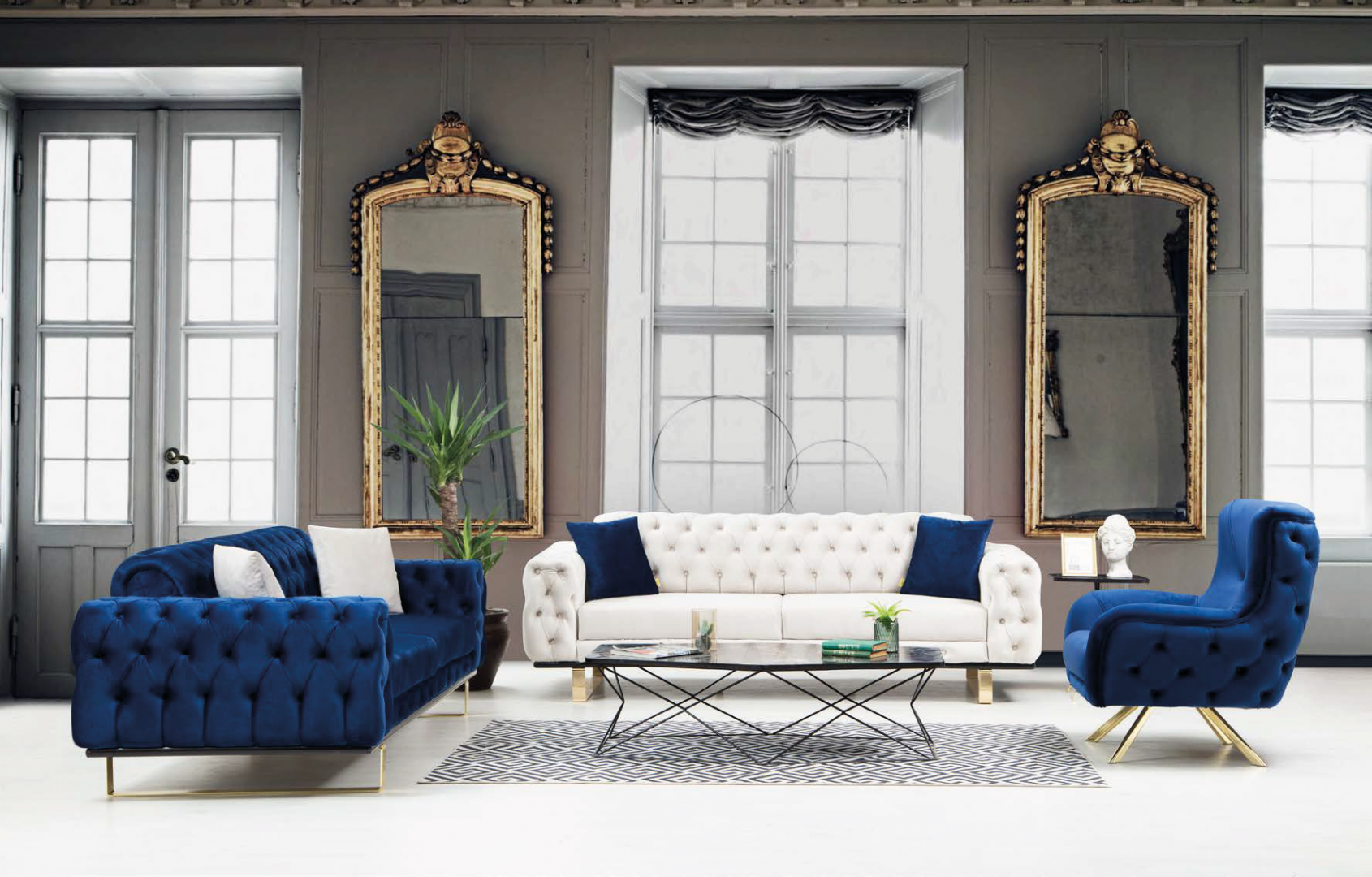 Milano Modern Sofa Set