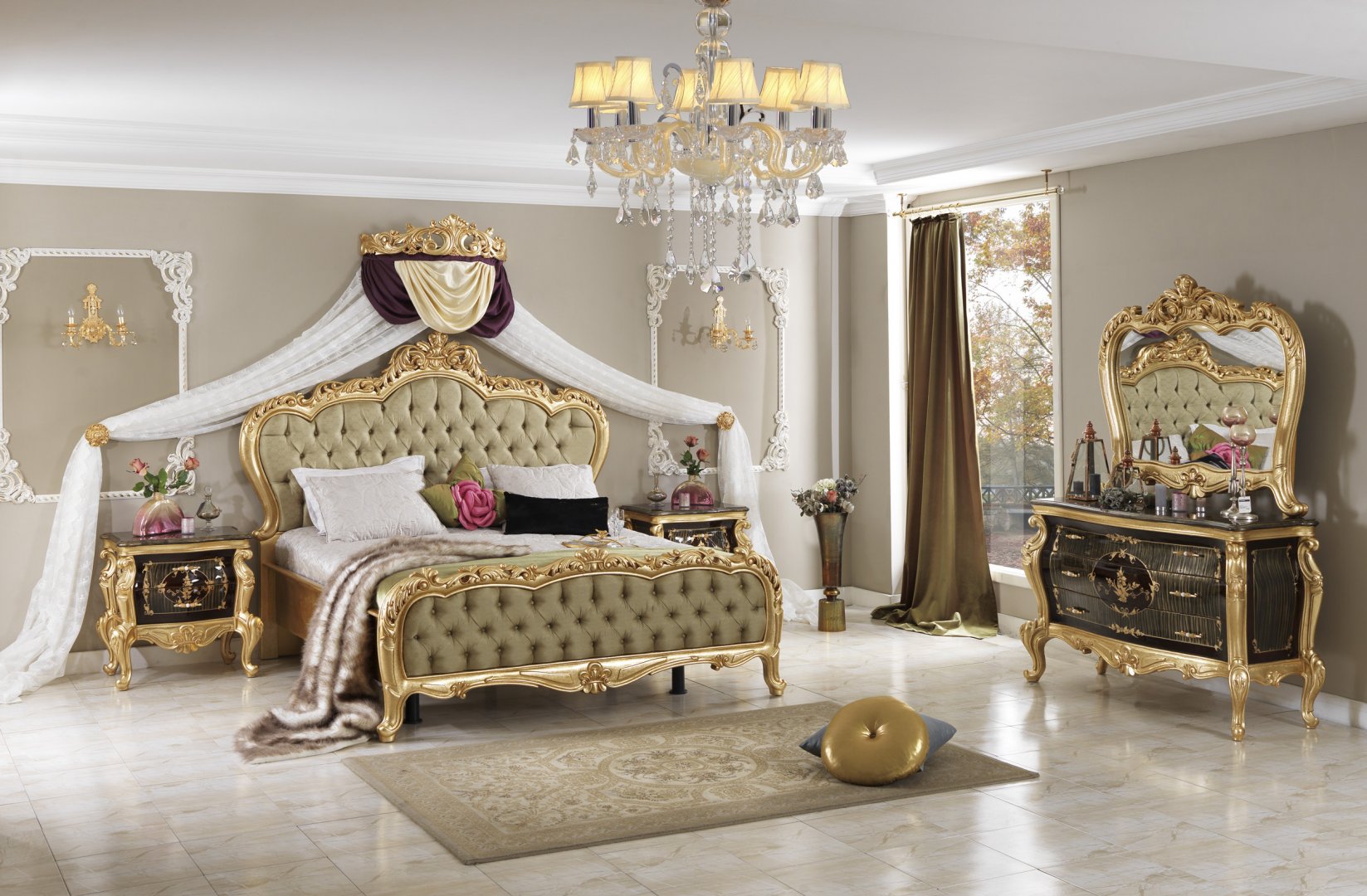 Saltanat Classic Bedroom Set