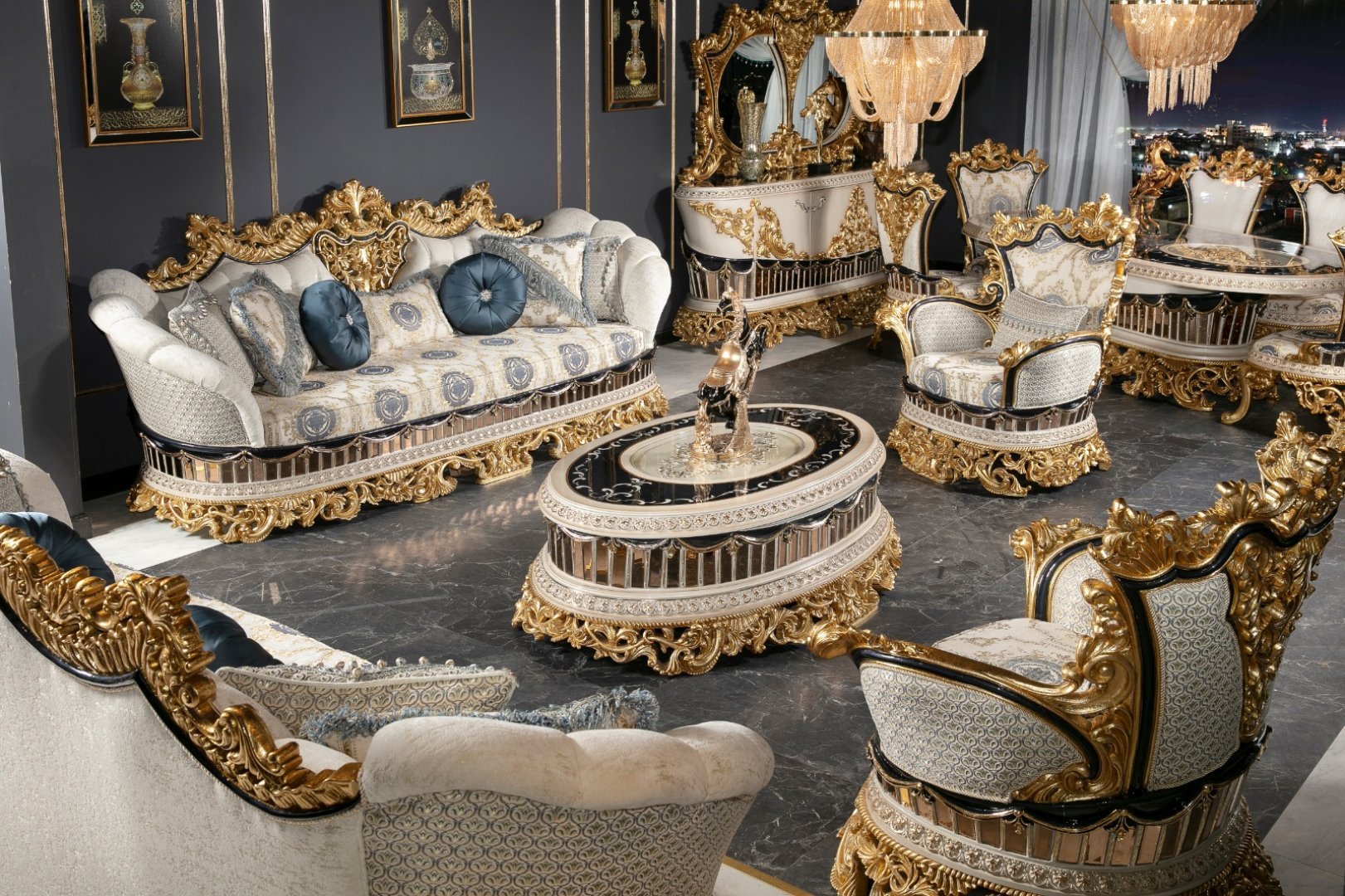 Vera Classic Sofa Set