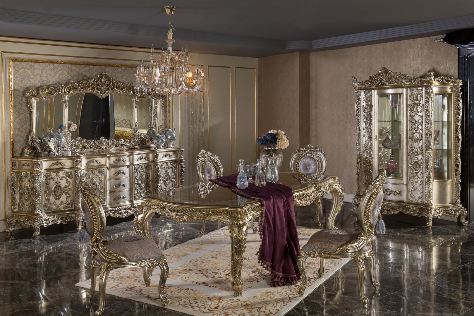 Zümrüt Classic Dining Room Set