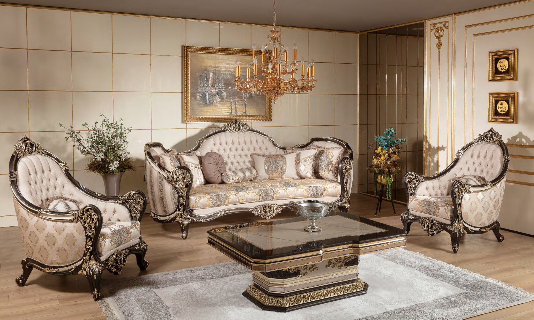 Ahenk classic sofa set