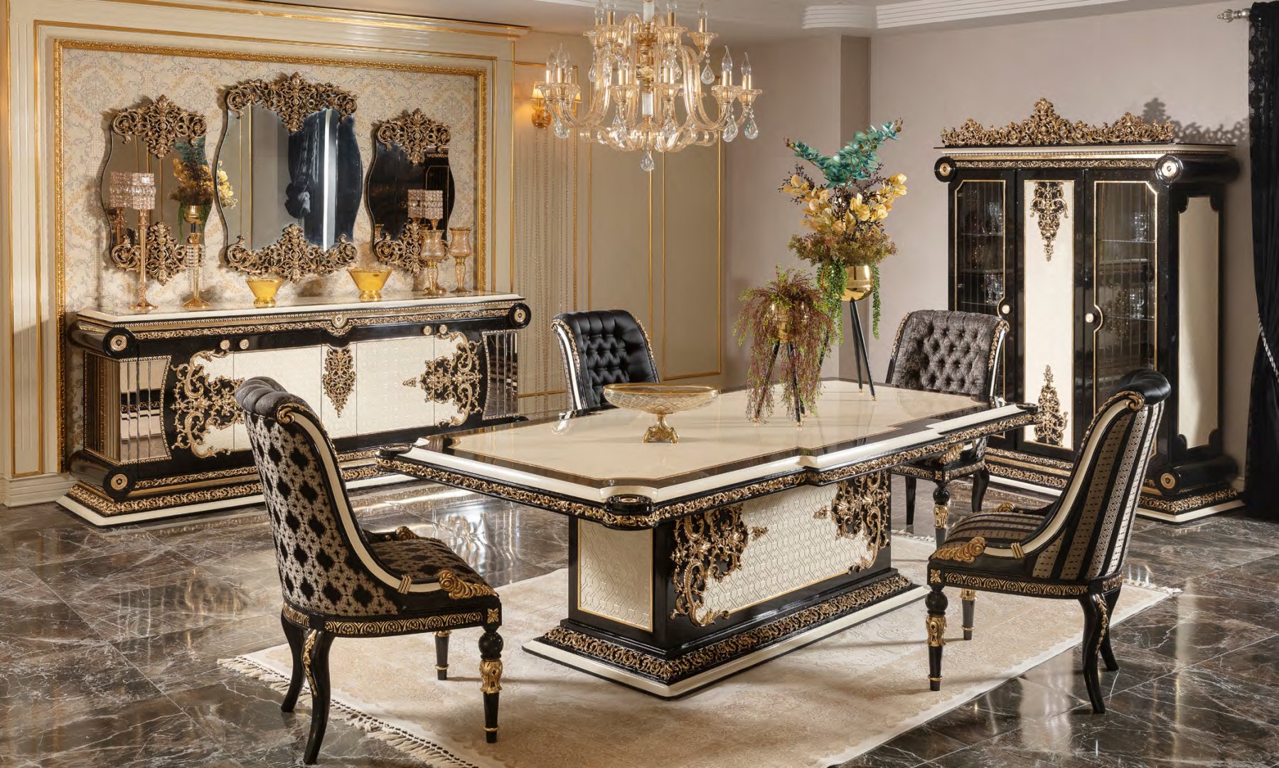 Lyon classic dining room set