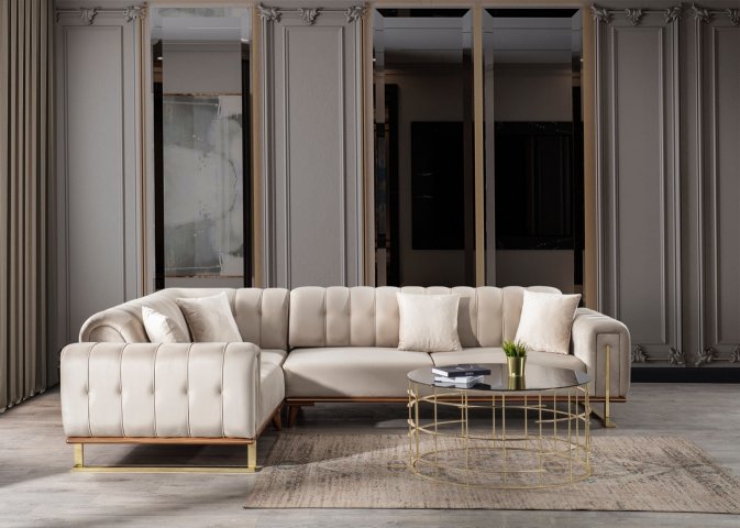 Lisa Luxury Corner Sofa Set | SRÇ Classic Furniture
