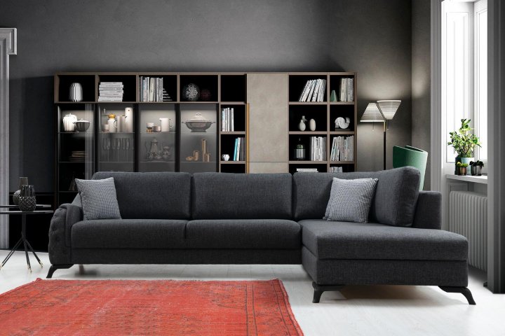 Luna Modern Köşe Koltuk Takımı | SRÇ Klasik Mobilya