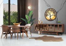 Wood Modern Yemek Odası Takımı | SRÇ Klasik Mobilya