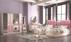 Pink Recital Young Bedroom Set | SRÇ Classic Furniture